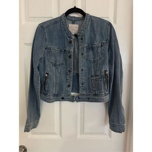 Habitual cropped jean jacket